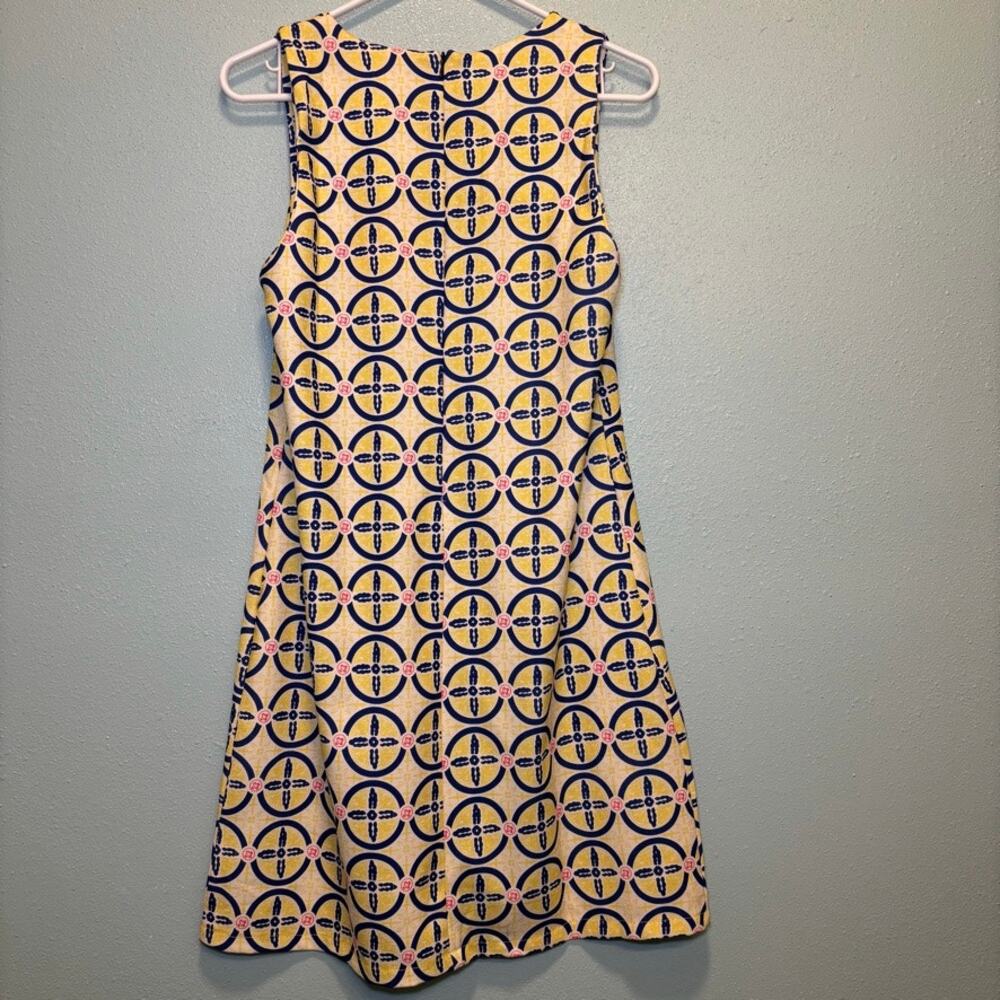 Toi et Moi Sleeveless Sheath Dress Medium Geometric Print NWT - Picture 8 of 8